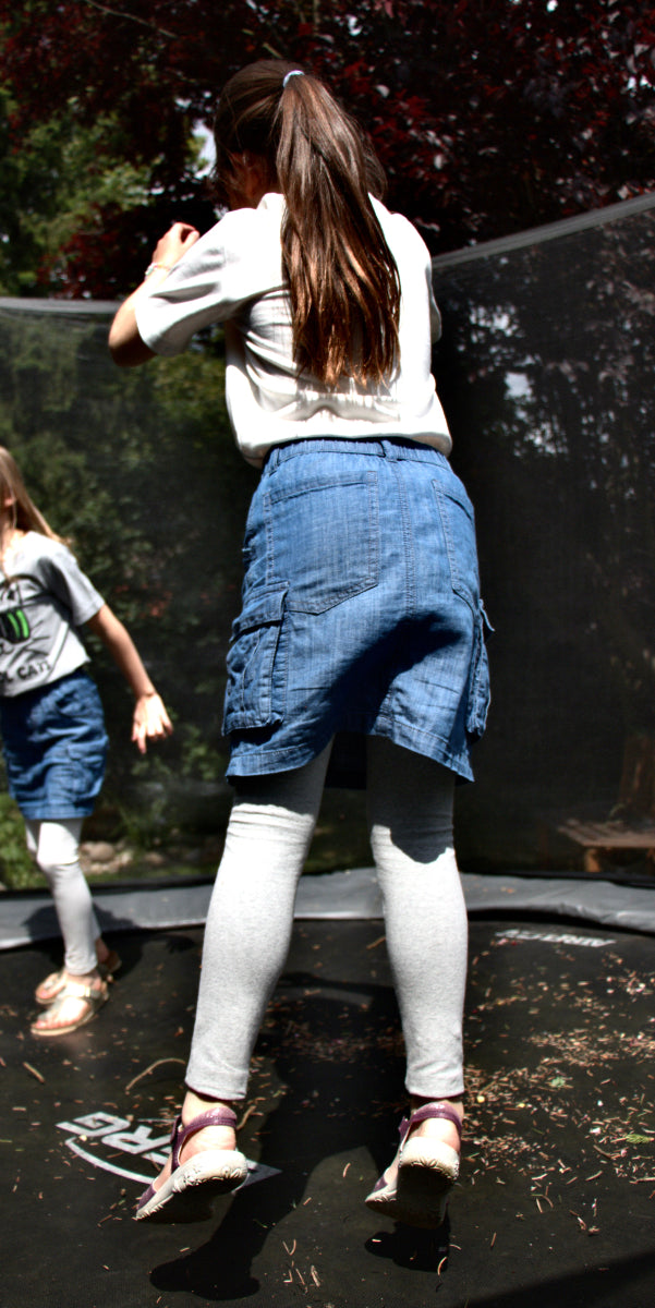 LOUCA Rock Vollansicht - Kinder Cargo Denim Rock