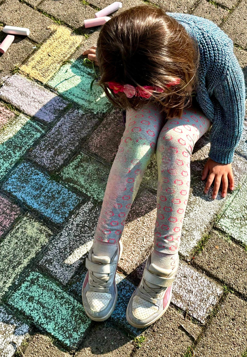 LANI Leggings grau meliert - komfortable Kinderkleidung perfekte Passform