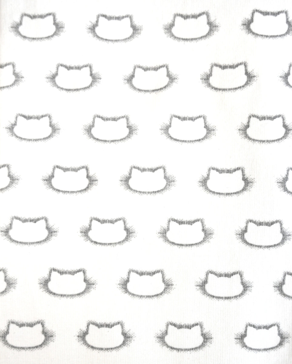 LANI Leggings Katzen Print Detailansicht - handgezeichnete Motive Kindermode