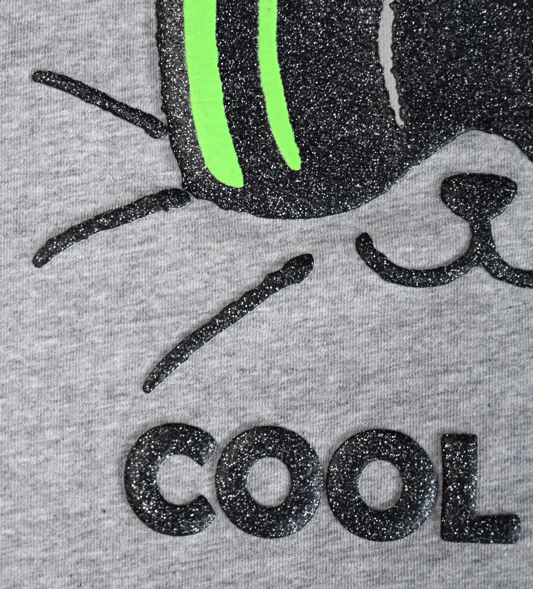 LUNI T-Shirt Detailansicht - 3D Glitzer Print