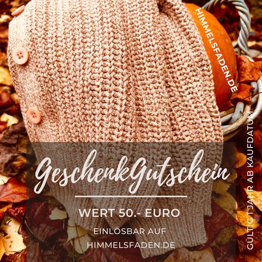 50€ Himmelsfaden Geschenkgutschein