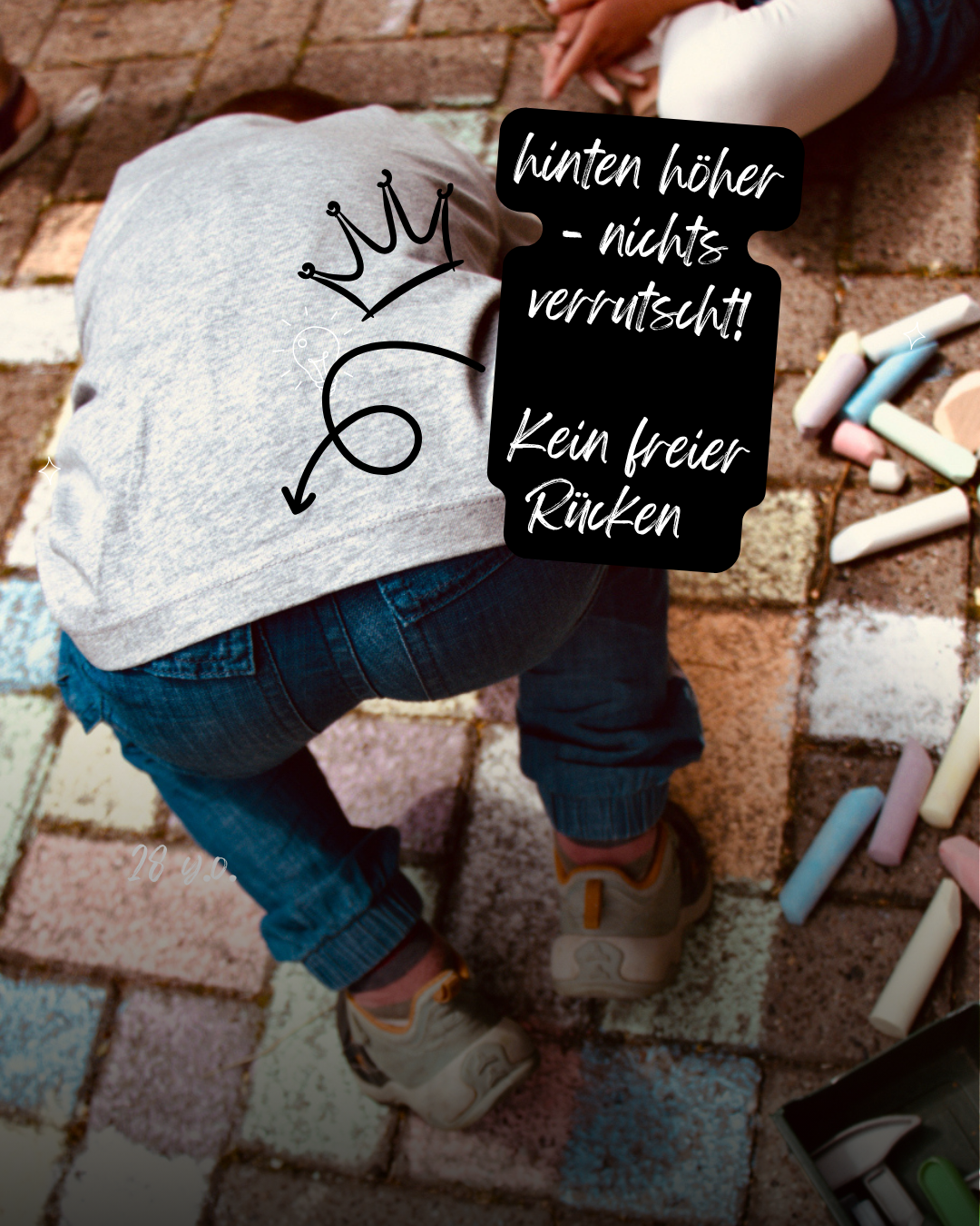 Kinder Cargo Jeans LOU - Denim Jogger mit elastischem Bund