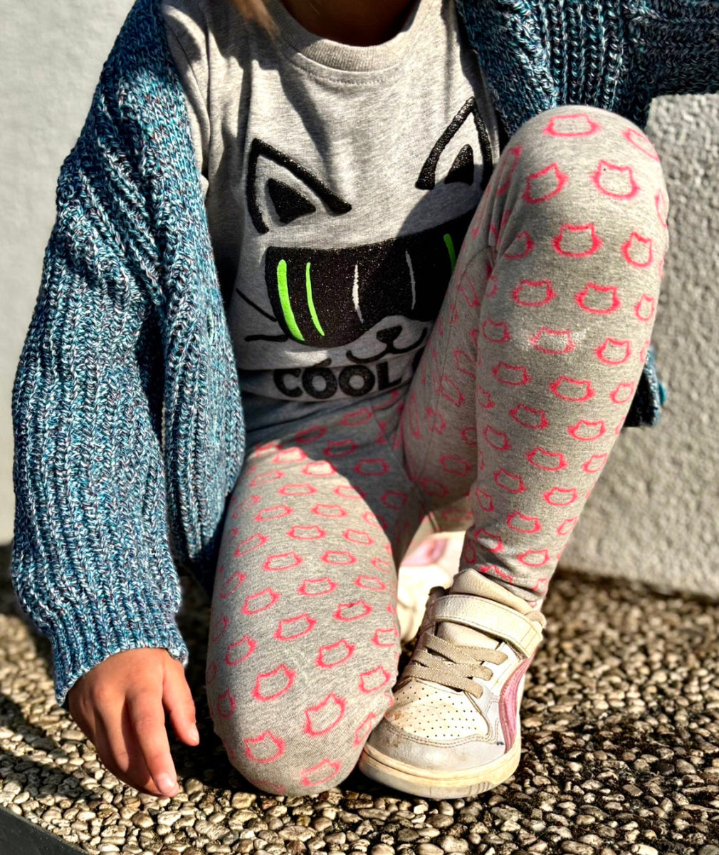LUNI T-Shirt mit Leggings kombiniert - nachhaltige Kindermode Set