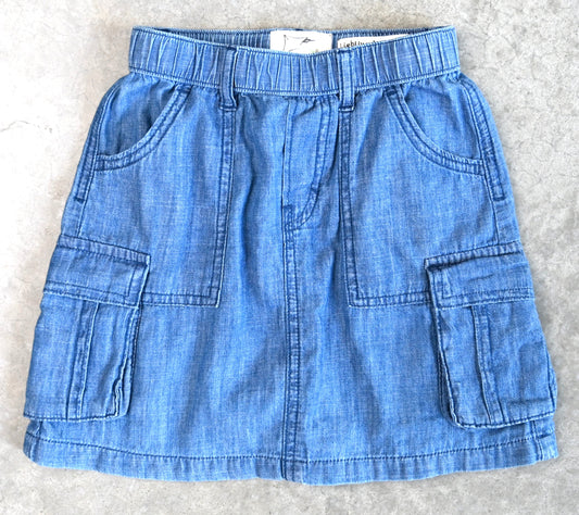 LOUCA Rock Frontansicht - Kinder Cargo Denim Rock