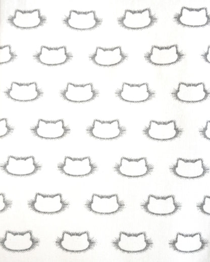 LANI Leggings Katzen Print Detailansicht - handgezeichnete Motive Kindermode
