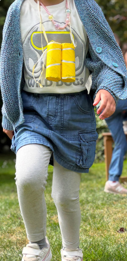 LOUCA Rock Styling-Look - optimale Passform Cargo Denim Rock für Kinder